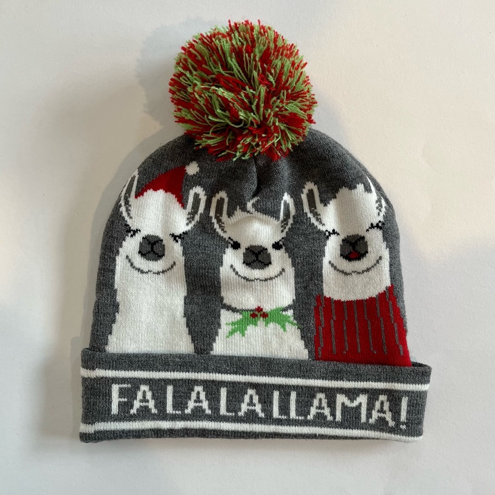 Llama Falalalallama Christmas Toque